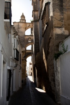 El Popolo, Cadiz, historisk bydel, romersk teater, gamleby, Casco Antiguo, Andalucia, Spania