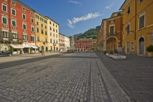 Carrara, stenbrudd, marmor, Toscana, Midt-Italia, Italia