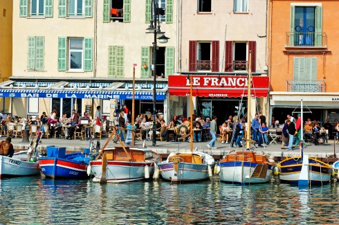 Cassis, Provence, Cote d'Azur, Sør-Frankrike, Frankrike