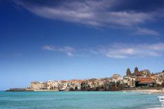 Cefalu, Sicilia, normannisk, Sør-Italia, Italia