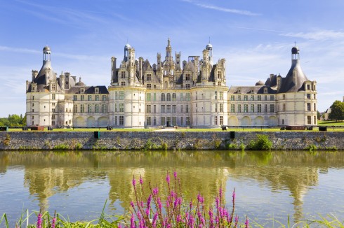 Chambord Chateau, Loiredalen, Loire, Vest-Frankrike, Frankrike