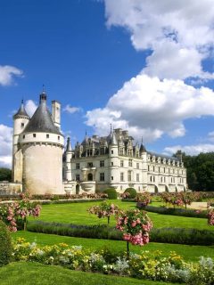 Château de Chenonceau, Loiredalen, Loire, Vest-Frankrike, Frankrike