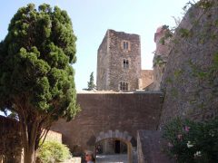 Château Royal, Kunstnerbyen, Collioure, Pyrenees- Orientales, Sør-Frankrike, Frankrike