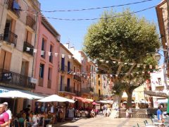 Kunstnerbyen, Collioure, Pyrenees- Orientales, Sør-Frankrike, Frankrike