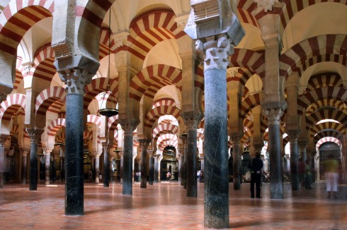 Cordoba, katedral-moskéen La Mezquita, Guadalquivir, Unescos liste over Verdensarven, historisk bydel, gamleby, Andalucia, Spania