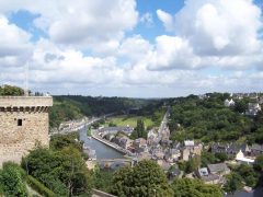 Dinan, historisk, gamleby, middelalder, Bretagne, Vest-Frankrike, Frankrike