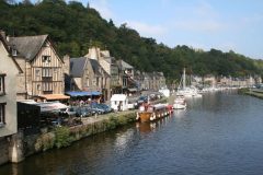 Dinan, historisk, bindingsverkshus, gamleby, middelalder, Bretagne, Vest-Frankrike, Frankrike