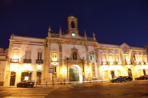 Byport, Faro, gamlebyen, Algarvekysten, Sør-Portugal, Portugal