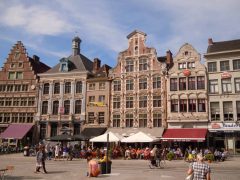 Ghent, kanaler, St Baafs Plas, historisk, Unescos liste over Verdensarven, øl, bryggerier, gourmet, gamleby, gotikken, renessansen, barokken, Flandern, Belgia