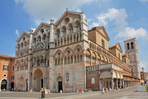 Duomo Ferrara, Emilia-Romagna, Nord-Italia, Italia