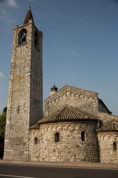 Bardolinos kirke San Severo, Gardasjøen, Lago di Garda, Lombardia, Trentino, Nord-Italia, Italia