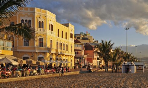 Las Palmas Canteras Beach, Las Palmas, Unescos liste over Verdensarven, Gran canaria, Kanariøyene, Spania