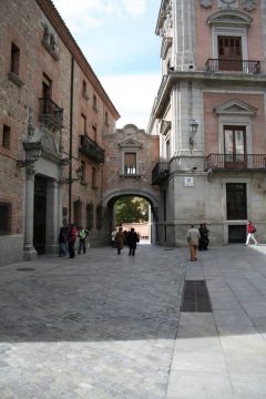 Plaza de la Villa, historisk bydel, gamleby, Madrid, Madrid og innlandet, Spania