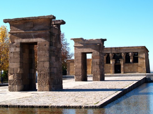 Templo de Debod, Unescos liste over Verdensarven, historisk bydel, gamleby, Madrid, Madrid og innlandet, Spania