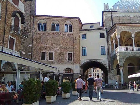 Palazzo della Ragione, Padova, Piazza delle Erbe, Piazza delle Frutti, Unescos liste over Verdensarven, romerriket, antikken, historiske bydeler, gamlebyen, Veneto, Nord-Italia, Italia