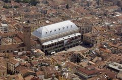 Palazzo Ragione og markedsplassen Piazza delle Frutta, Padova, Piazza delle Erbe, Piazza delle Frutti, Unescos liste over Verdensarven, romerriket, antikken, historiske bydeler, gamlebyen, Veneto, Nord-Italia, Italia