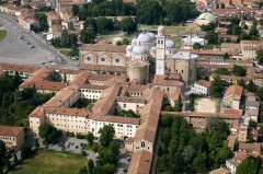 Basilica Santa Giustina , Padova, Piazza delle Erbe, Piazza delle Frutti, Unescos liste over Verdensarven, romerriket, antikken, historiske bydeler, gamlebyen, Veneto, Nord-Italia, Italia