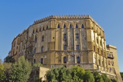 Den normanniske Palazzo Reale, Palermo, Sicilia, normannisk, Sør-Italia, Italia