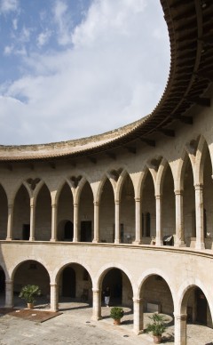 Castell de Bellver, Palma, middelalderen, historisk bysenter, gamleby, Mallorca, Balearene, Spania