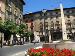 Placa Rei Joan Carles, Palma, middelalderen, historisk bysenter, gamleby, Mallorca, Balearene, Spania