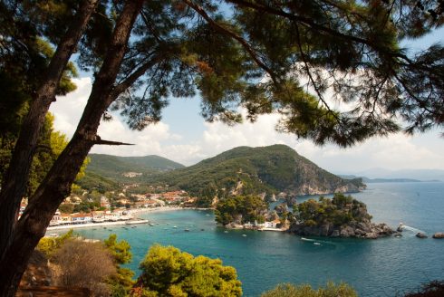 Parga, fastlandet, Hellas