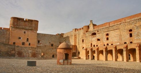 Perpignan, Palais de Rois de Majorque, middelalder, Sør-Frankrike, Frankrike