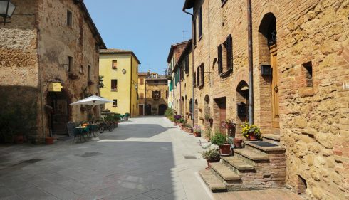 Pienza, middelalder, romansk, historisk, renessanse, Toscana, Midt-Italia, Italia