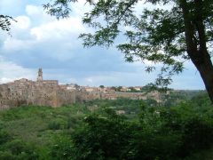 Pitigliano, renessanse, middelalder, historisk bydel, gamleby, Toscana, Midt-Italia, Italia