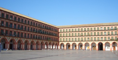 Plaza de la Corredera, Cordoba, katedral-moskéen La Mezquita, Guadalquivir, Unescos liste over Verdensarven, historisk bydel, gamleby, Andalucia, Spania