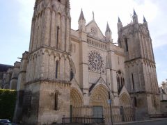  Poitiers, Cathédrale St.-Pierre, Unescos liste over Verdensarven, Vieux ville, gamlebyen, Poitou, Sørvest-Frankrike, Frankrike