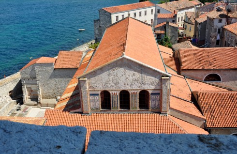 Basilica St Euphrasius, bysantinsk, Porec, gamlebyen, historisk bysenter, Unescos liste over Verdensarven, Istria, Kroatia