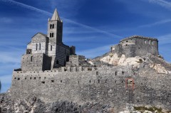 Chiesa, San Pietro, Portovenere, Cinque Terre, Liguria, Nord-Italia, Italia