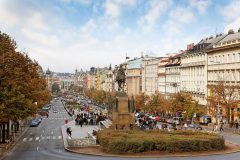 Vaclav-plassen, nybyen, Praha, Stare Mesto, Unesco Verdensarven, Böhmen, Tsjekkia