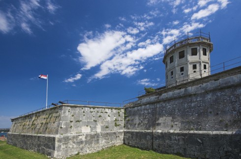  Pula, gamlebyen, venetiansk festning, historisk bysenter, romertid, amfiteater, Istria, Kroatia