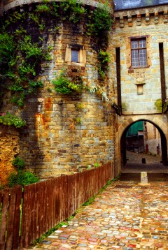 Porte Mordelaise, Rennes, historisk, bindingsverkshus, gamleby, middelalder, Bretagne, Vest-Frankrike, Frankrike