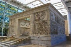 Ara Pacis, Roma, Unescos liste over Verdensarven, romerriket, Forum, antikken, historiske bydeler, gamlebyen, Trastevere, den evige stad, Tiber, Vatikanet, Panthon, Roma, Midt-Italia, Italia