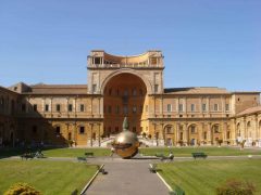 Cortile della Pigna, Vatikanet, Roma, Unescos liste over Verdensarven, romerriket, Forum, antikken, historiske bydeler, gamlebyen, Trastevere, den evige stad, Tiber, Vatikanet, Panthon, Roma, Midt-Italia, Italia