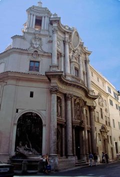 Francesco Borromino, San Carlo alle Quattro Fontane, Roma, Unescos liste over Verdensarven, romerriket, Forum, antikken, historiske bydeler, gamlebyen, Trastevere, den evige stad, Tiber, Vatikanet, Panthon, Roma, Midt-Italia, Italia