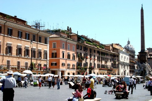 Piazza Navona, Roma, Unescos liste over Verdensarven, romerriket, Forum, antikken, historiske bydeler, gamlebyen, Trastevere, den evige stad, Tiber, Vatikanet, Panthon, Roma, Midt-Italia, Italia