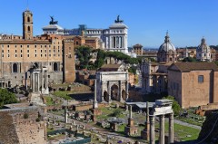 Forum Romanum, Roma, Unescos liste over Verdensarven, romerriket, Forum, antikken, historiske bydeler, gamlebyen, Trastevere, den evige stad, Tiber, Vatikanet, Panthon, Roma, Midt-Italia, Italia