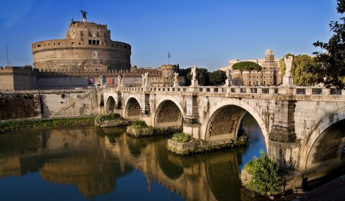 Castel Sant'Angelo, Roma, Unescos liste over Verdensarven, romerriket, Forum, antikken, historiske bydeler, gamlebyen, Trastevere, den evige stad, Tiber, Vatikanet, Panthon, Roma, Midt-Italia, Italia