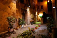 Trastevere, Roma, Unescos liste over Verdensarven, romerriket, Forum, antikken, historiske bydeler, gamlebyen, Trastevere, den evige stad, Tiber, Vatikanet, Panthon, Roma, Midt-Italia, Italia