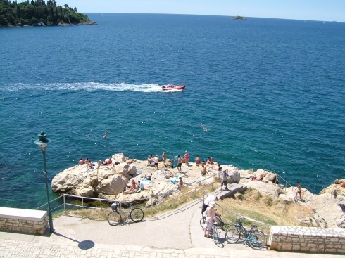 Rovinj, gamlebyen, historisk bysenter, middelalder, Adriaterhavet, Istria, Kroatia