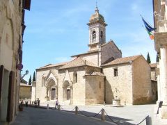 Collegiata da San Quirico, San Quirico d 'Orcia, middelalder, romansk, historisk, Toscana, Midt-Italia, Italia