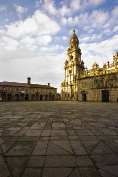 Praza da Quintana, Katedralen Santiago de Compostela, Unescos liste over Verdensarven, Galicia, Nord-Spania, Spania