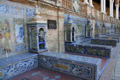 Plaza de Espana, Sevilla, Catedral de Santa María de la Sede, Guadalquivir, Unescos liste over Verdensarven, historisk bydel, gamleby, Andalucia, Spania