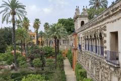 Palasset Real Alcazar, Sevilla, Unescos liste over Verdensarven, historisk bydel, gamleby, Andalucia, Spania