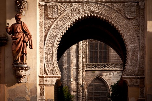 Real Alcazar, Sevilla, Catedral de Santa María de la Sede, Guadalquivir, Unescos liste over Verdensarven, historisk bydel, gamleby, Andalucia, Spania