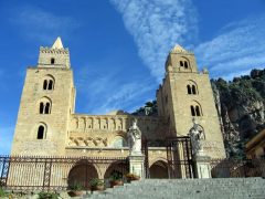 Cefalu, Sicilia, normannisk, Sør-Italia, Italia