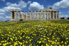 Selinunte, Sicilia, antikken, greske templer, dorisk tempel, Sør-Italia, Italia